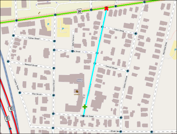 Locating the From measure and To measure values for the events